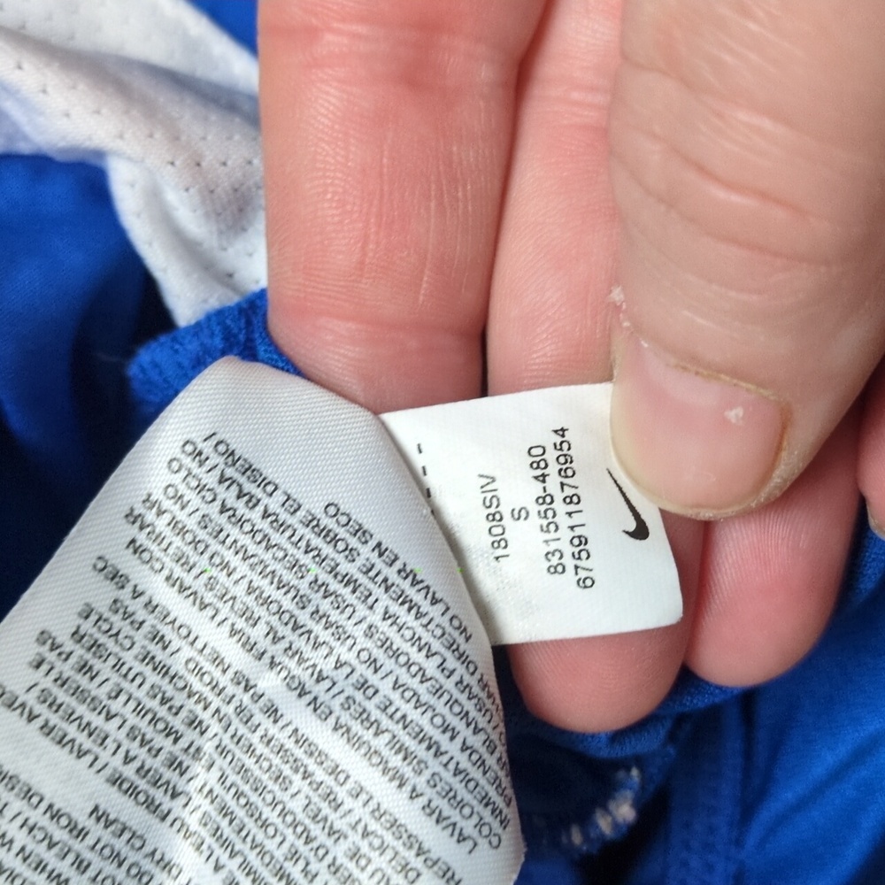 Nike Blue And White Running Shorts Size Smalll - Picture 7 of 7